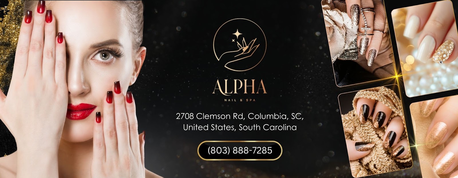 Alpha Nails & Spa Clemson logo